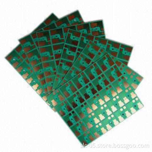 Single-side aluminum PCBs, surface chem Ni/Au and solder mask green